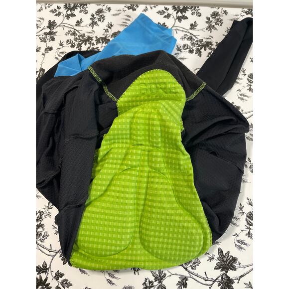 Gore Bike Wear Bib Shorts Padded Seat Cycling Men's XL Black and Blue Gorpcore - Picture 7 of 14